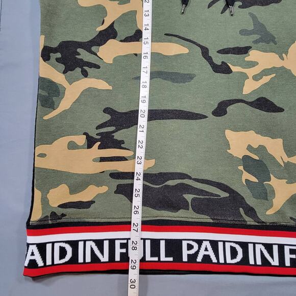 Five.By.Five by Master Piece Camo Long Sleeve Hoodie Mens Large Green Sweatshirt - Picture 9 of 11